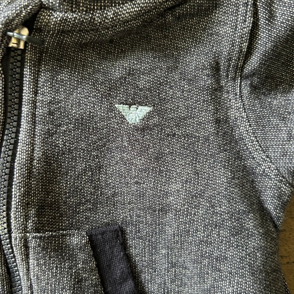 Authentic Armani Baby Full Zip One Piece Size 6M - Picture 3 of 7